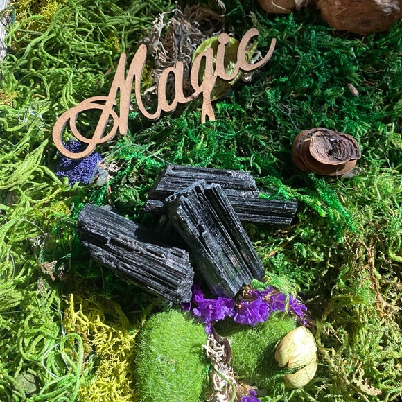 🔮 1 Raw Black Tourmaline Stick - Picture 3 of 6
